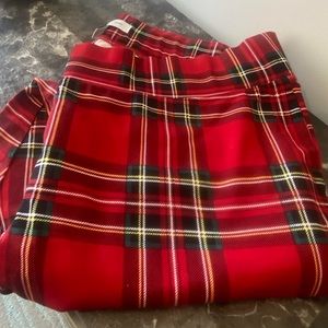 Old Navy Red and Green Plaid pants. 3XL